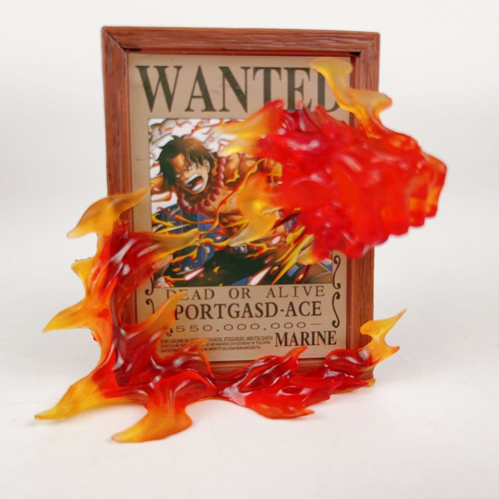 Portgas D. Ace: 11cm Figurine + Wanted Poster