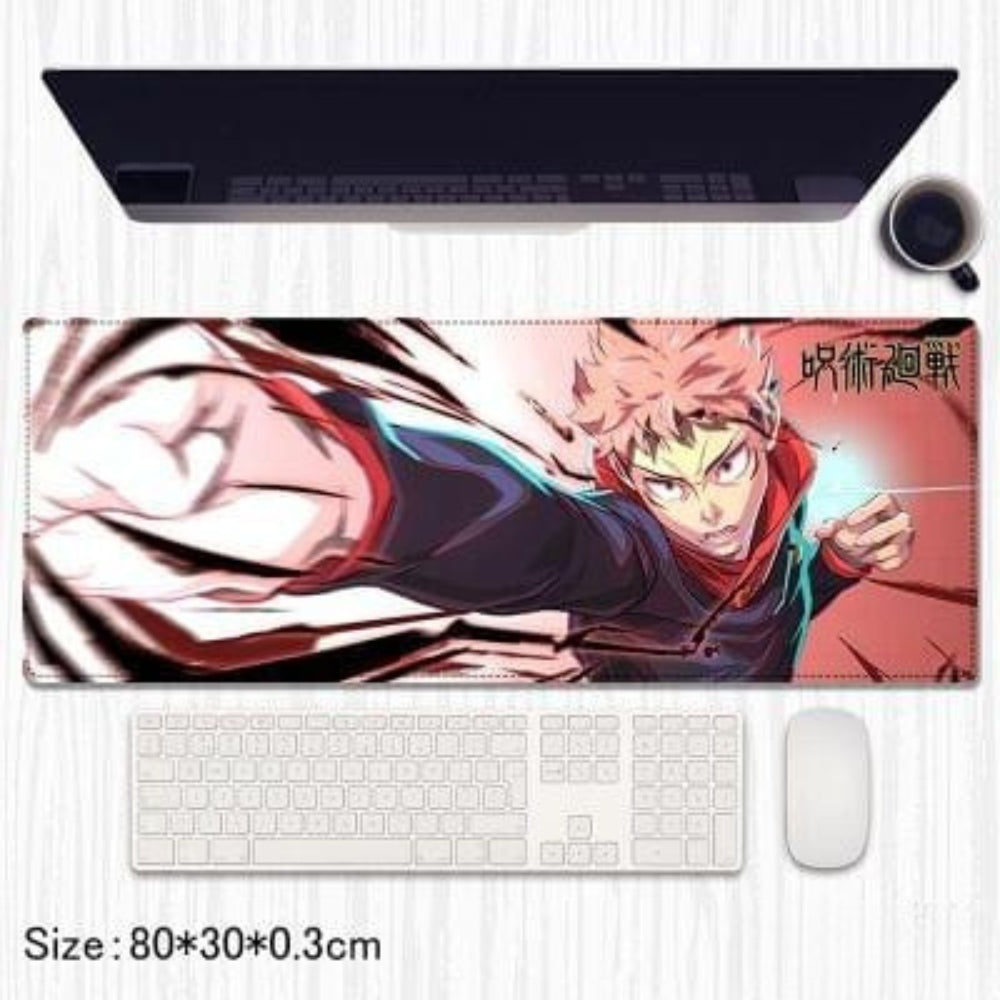 Jujutsu Kaisen Yuji Itadori Anime Mouse Pad - 80x30 cm