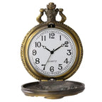 "To My Son" Engraved Vintage Pocket Watch Keychain – Inspirational Gift from Dad/Mom