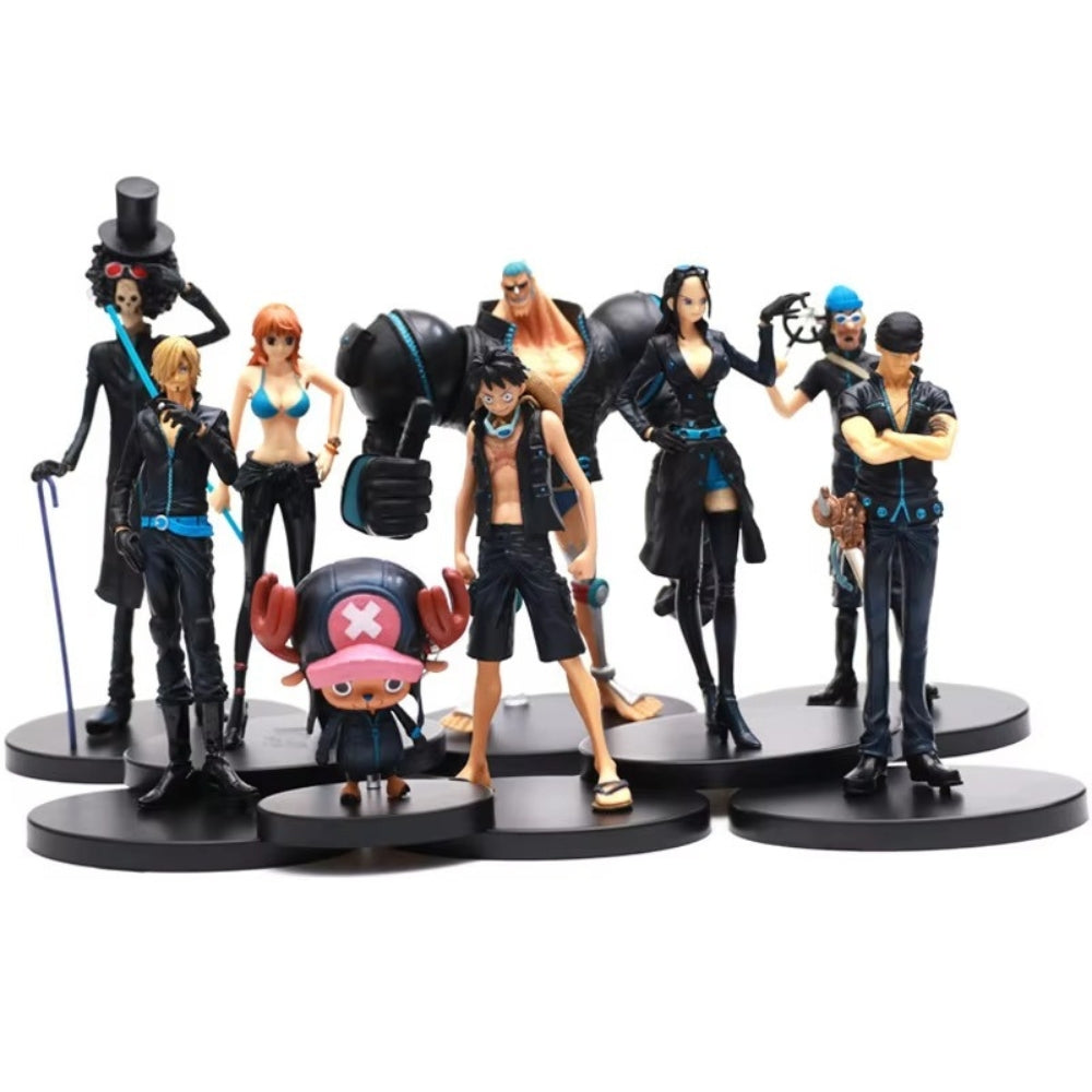 One Piece: Straw Hat Pirates - Black Edition (Set of 9)