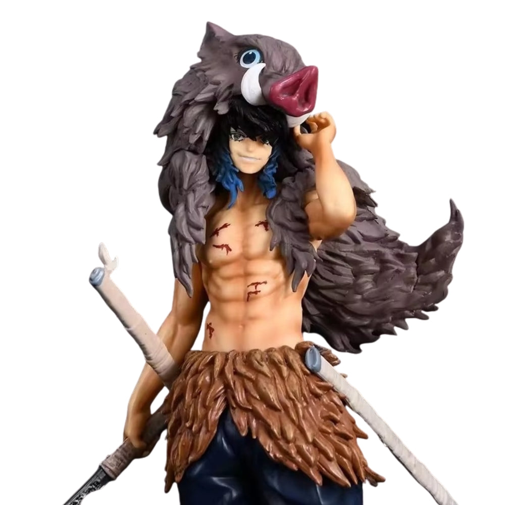 Inosuke Hashibira Action Figure – Demon Slayer Boar Head Warrior Collectible