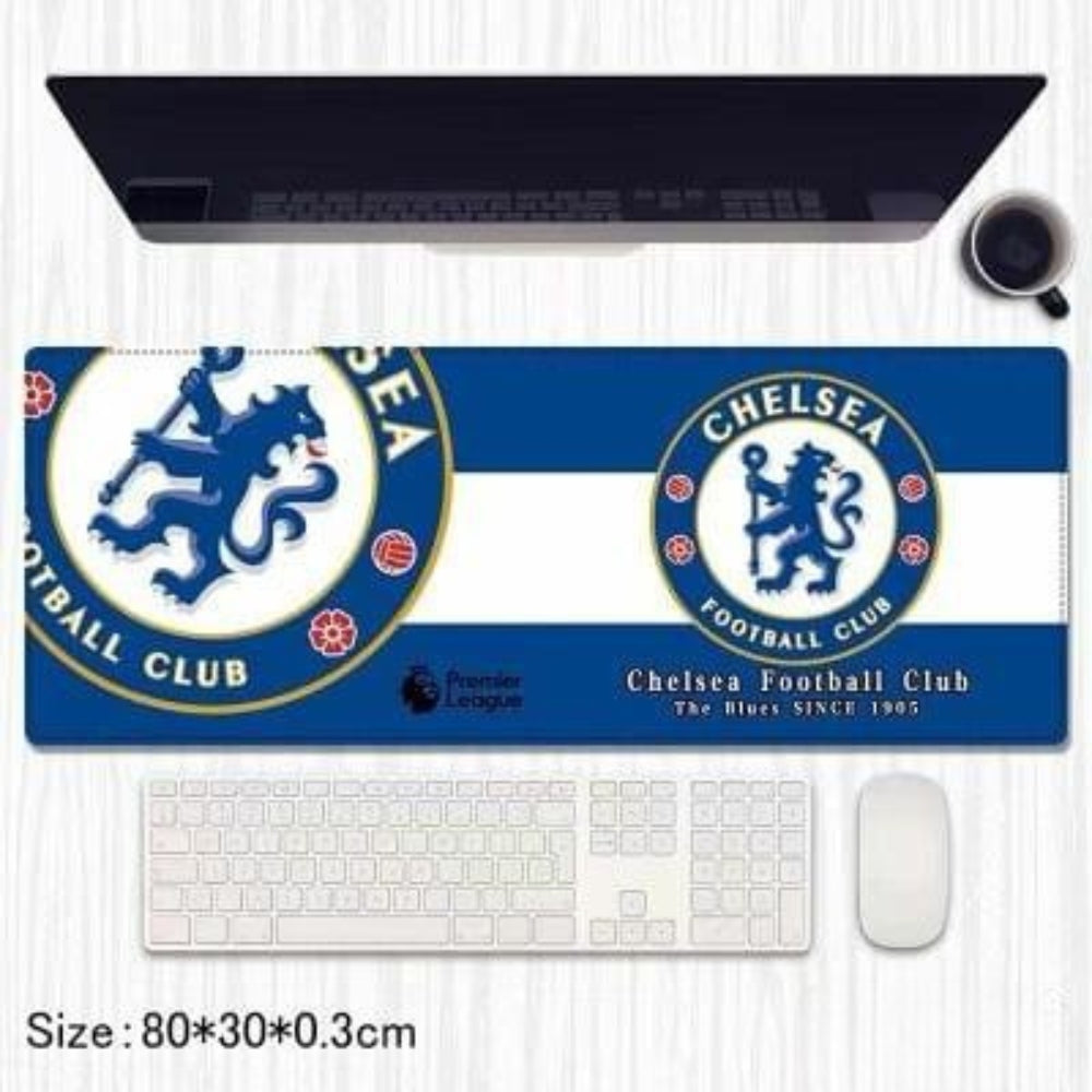 Chelsea FC Official Logo Extended Desk Mouse Pad – 80x30 cm
