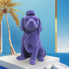Velvet Gentleman Dog Figurine