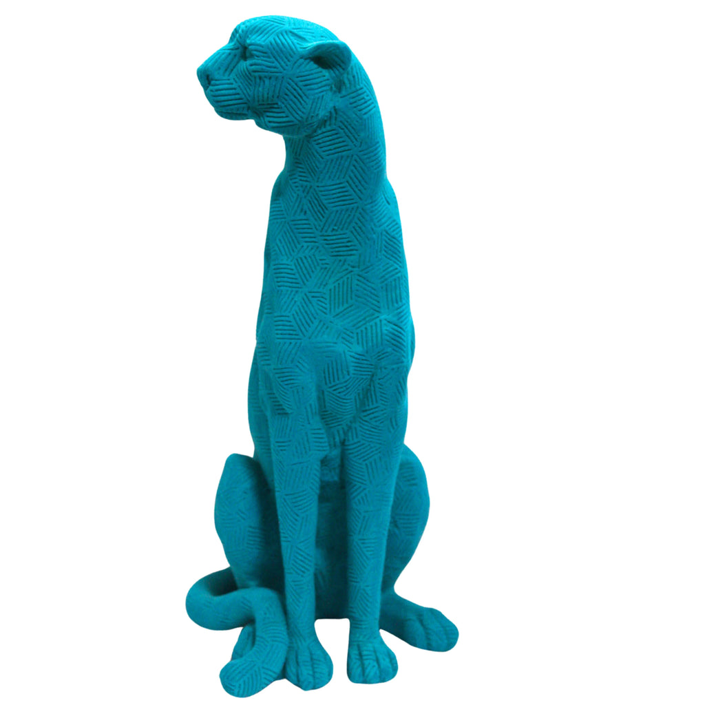 Luxe Velvet Panthera Statue: Stealth Edition
