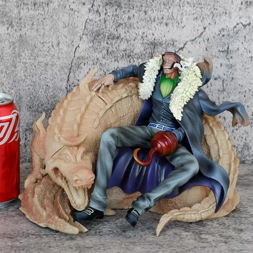 Sir Crocodile Seated Dragon Throne Action Figure – One Piece Collectible Statue