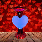 Limited Edition Luxury Heart Glow Lamp – A Mesmerizing Flowing Glow with Candle Holder
