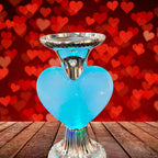 Limited Edition Luxury Heart Glow Lamp – A Mesmerizing Flowing Glow with Candle Holder