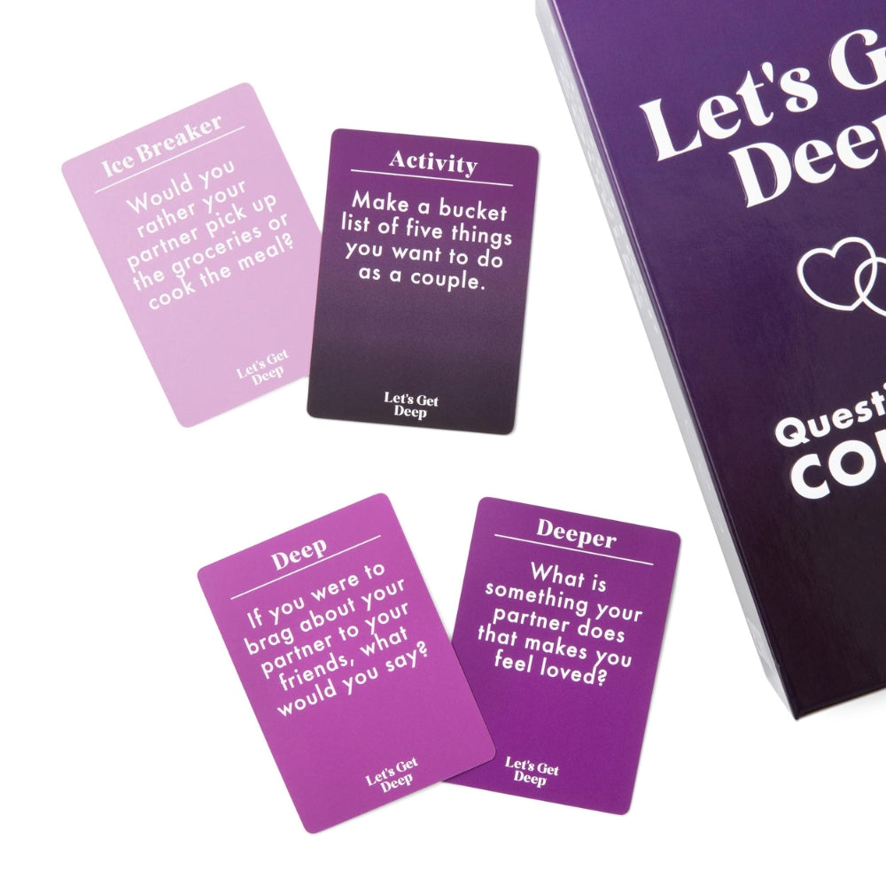 Let's Get Deep - Couples Card Game for Meaningful Conversations