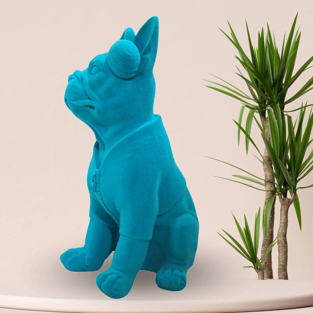"The Trendsetter" Velvet Frenchie (Turquoise)