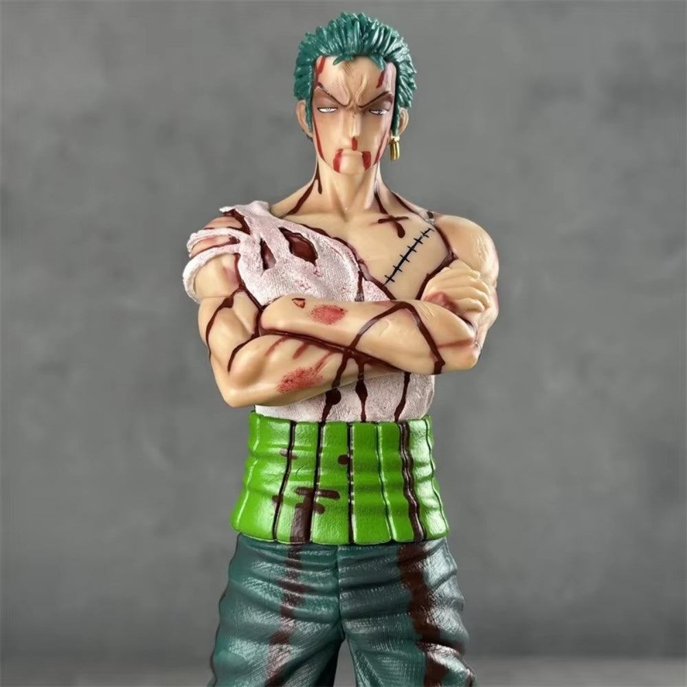 Roronoa Zoro Battle-Damaged Action Figure – One Piece 28.5cm Collectible