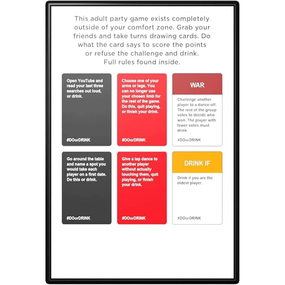 Do or Drink - Win or Blackout Party Game