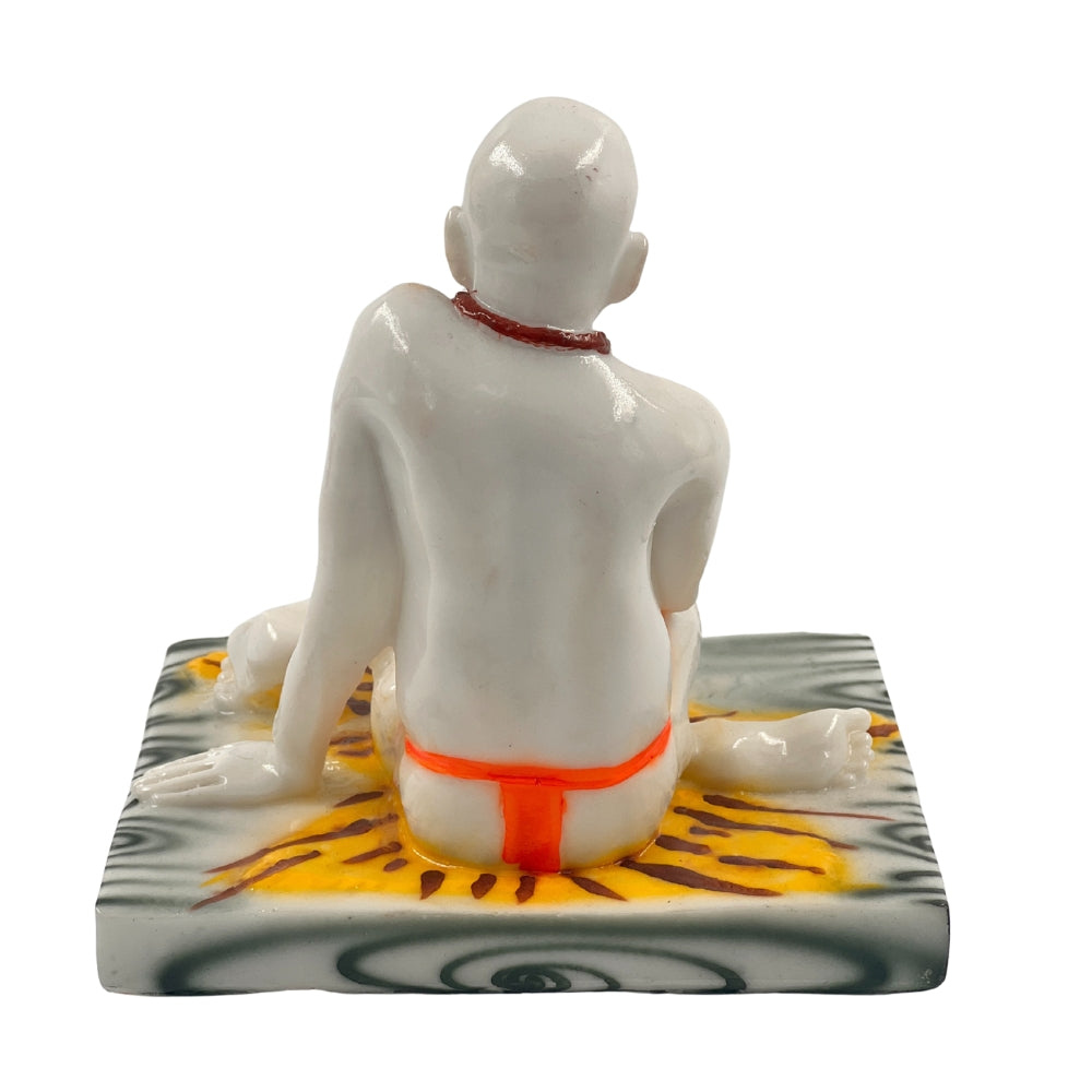 Swami Samarth Idol – 6 Inch Spiritual Statue Sitting on Tiger Skin Base