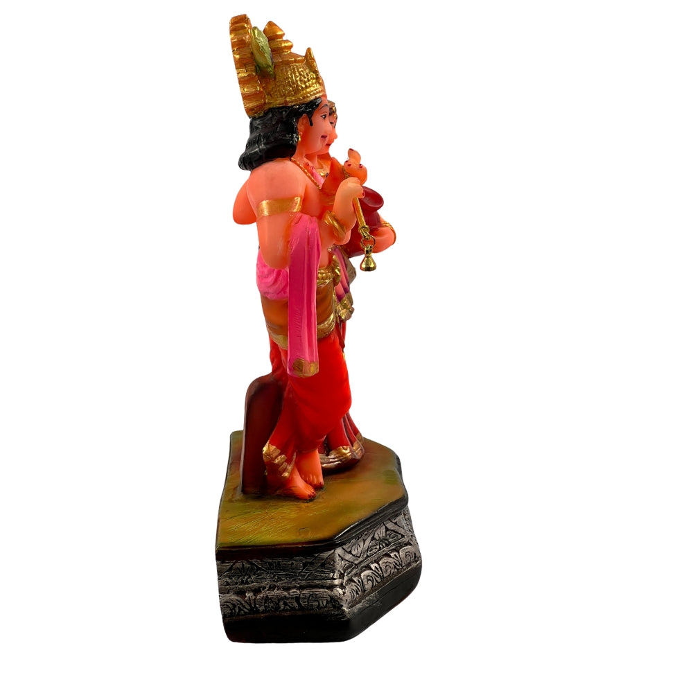 Radha Krishna Standing Idol – 8.5 Inch Decorative Statue with Ornate Base