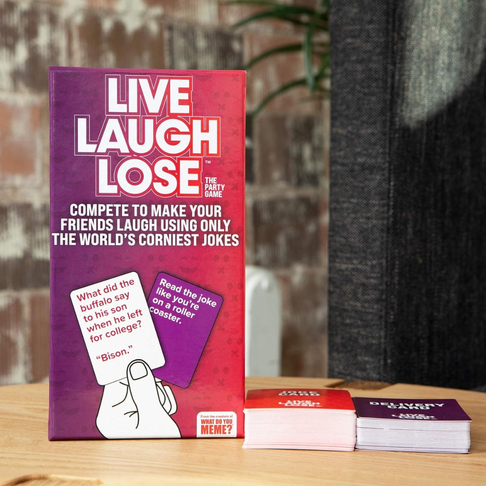 Live Laugh Lose – The Cringe-Worthy Joke Battle Game for Adults
