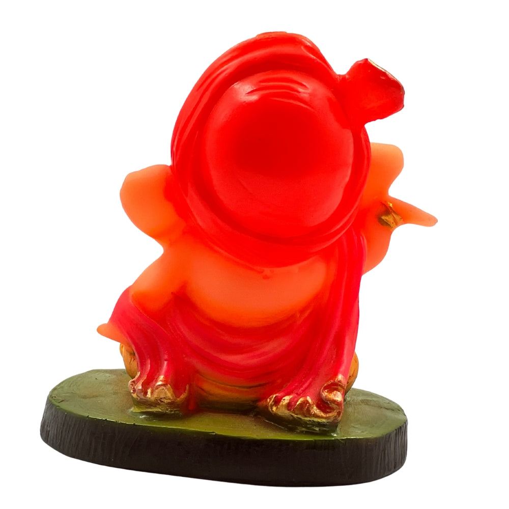 4-Inch Baby Ganesha Idol with Turban – Decorative Ganpati Murti for Home & Office