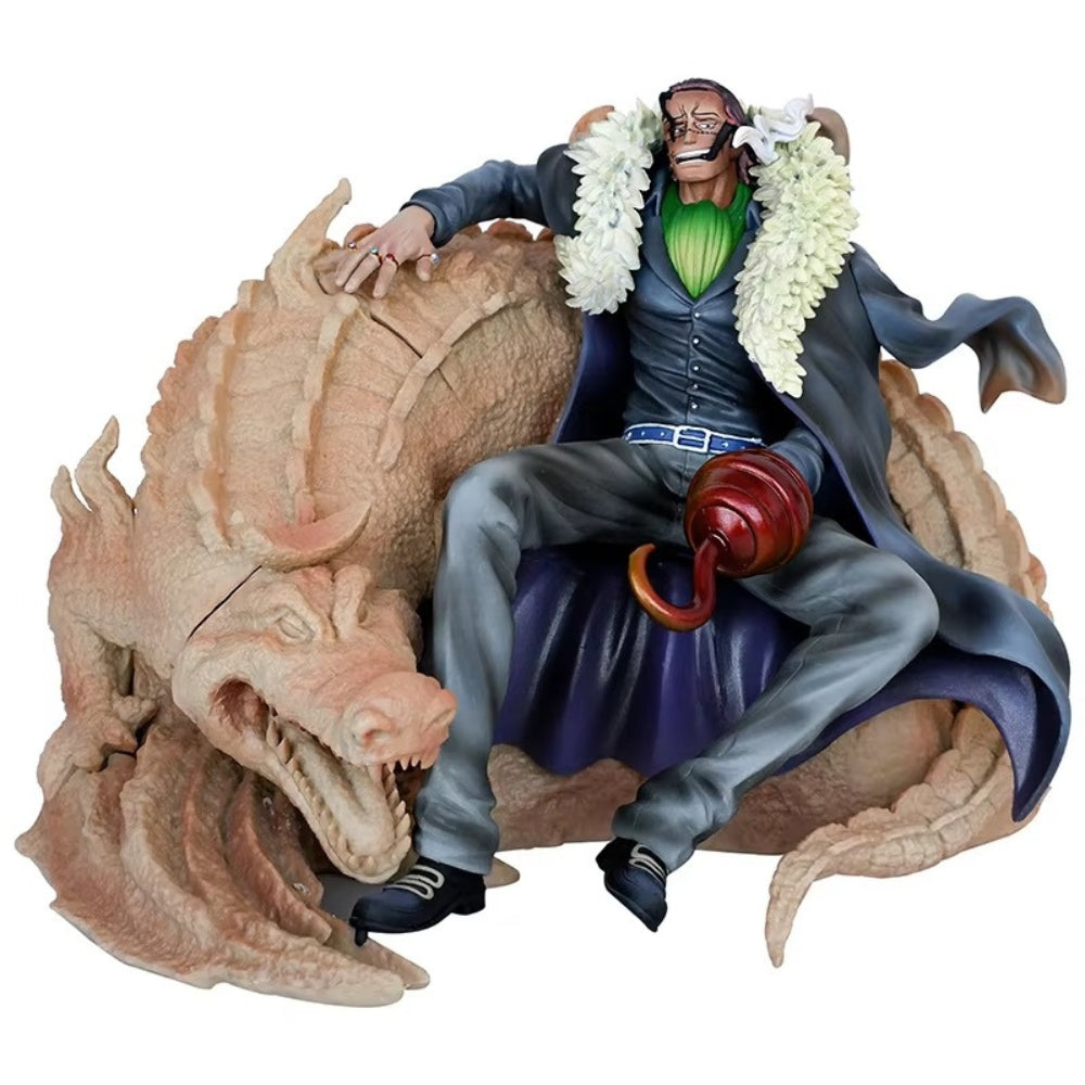 Sir Crocodile Seated Dragon Throne Action Figure – One Piece Collectible Statue