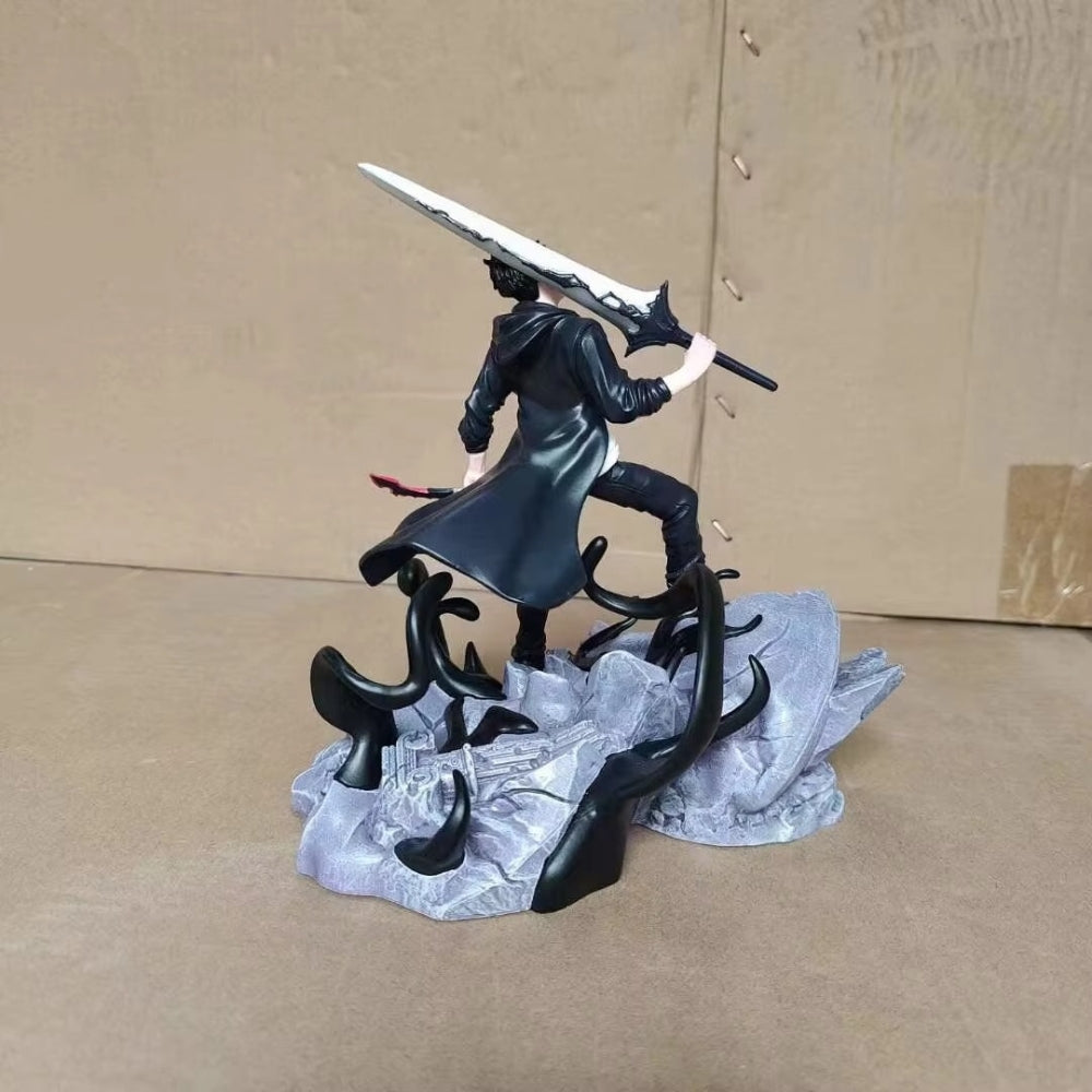Sung Jin-Woo Shadow Monarch Figure – Solo Leveling Anime Action Collectible
