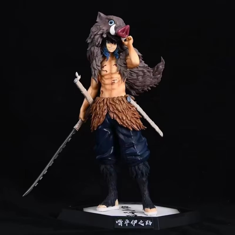 Inosuke Hashibira Action Figure – Demon Slayer Boar Head Warrior Collectible