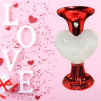 Limited Edition Luxury Heart Glow Lamp – A Mesmerizing Flowing Glow with Candle Holder