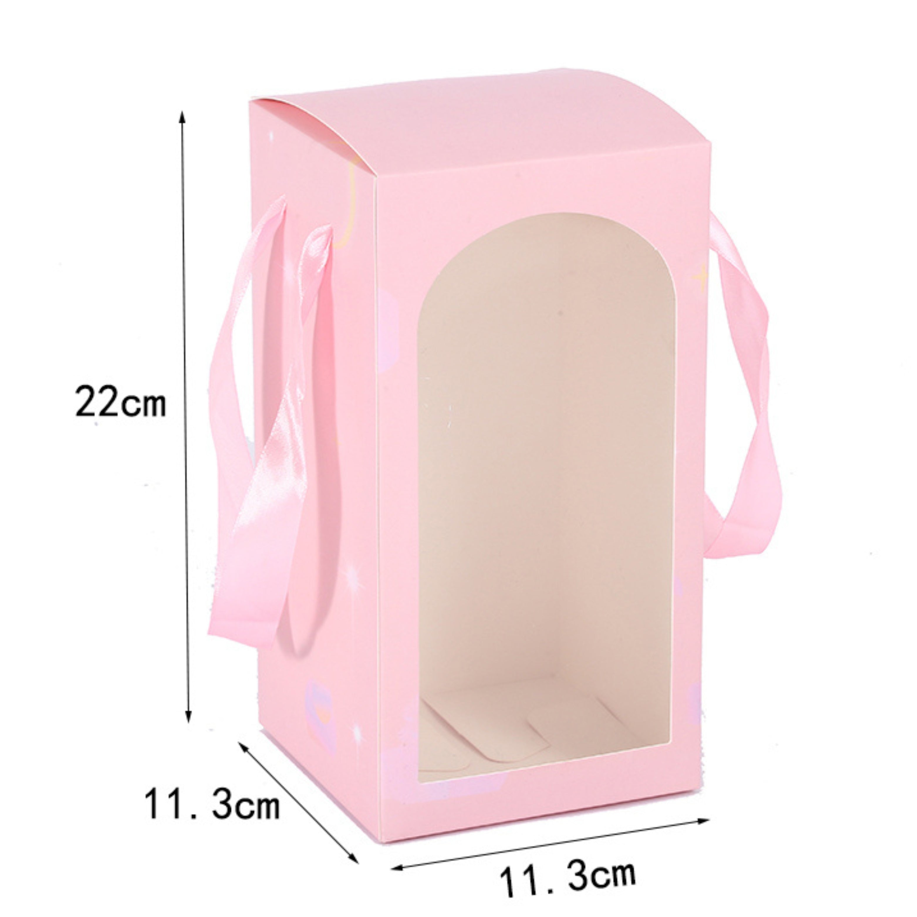 Romantic LED Glass Dome with Purple Rose & Teddy Bear – Elegant Gift for Loved Ones