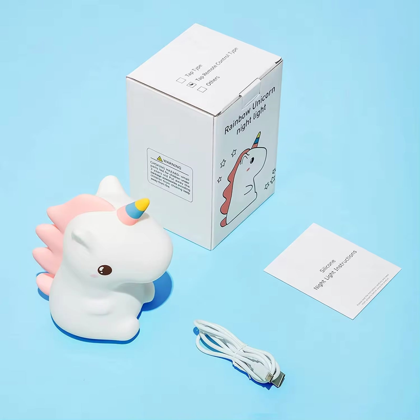 Magical Unicorn LED Night Light – Soft & Color-Changing Bedside Lamp