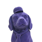 Velvet Gentleman Dog Figurine