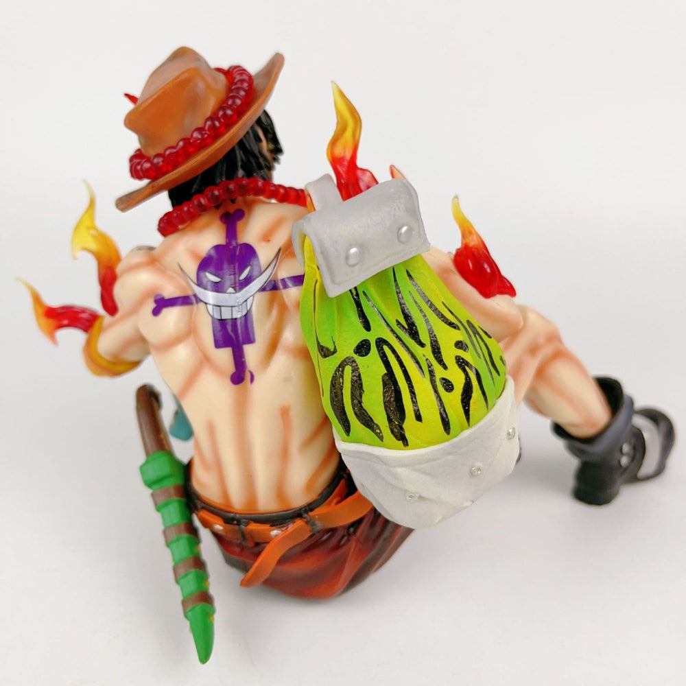 Portgas D. Ace: 11cm Figurine + Wanted Poster