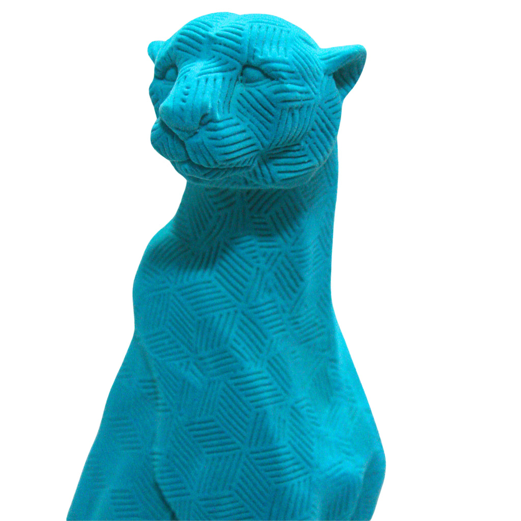 Luxe Velvet Panthera Statue: Stealth Edition