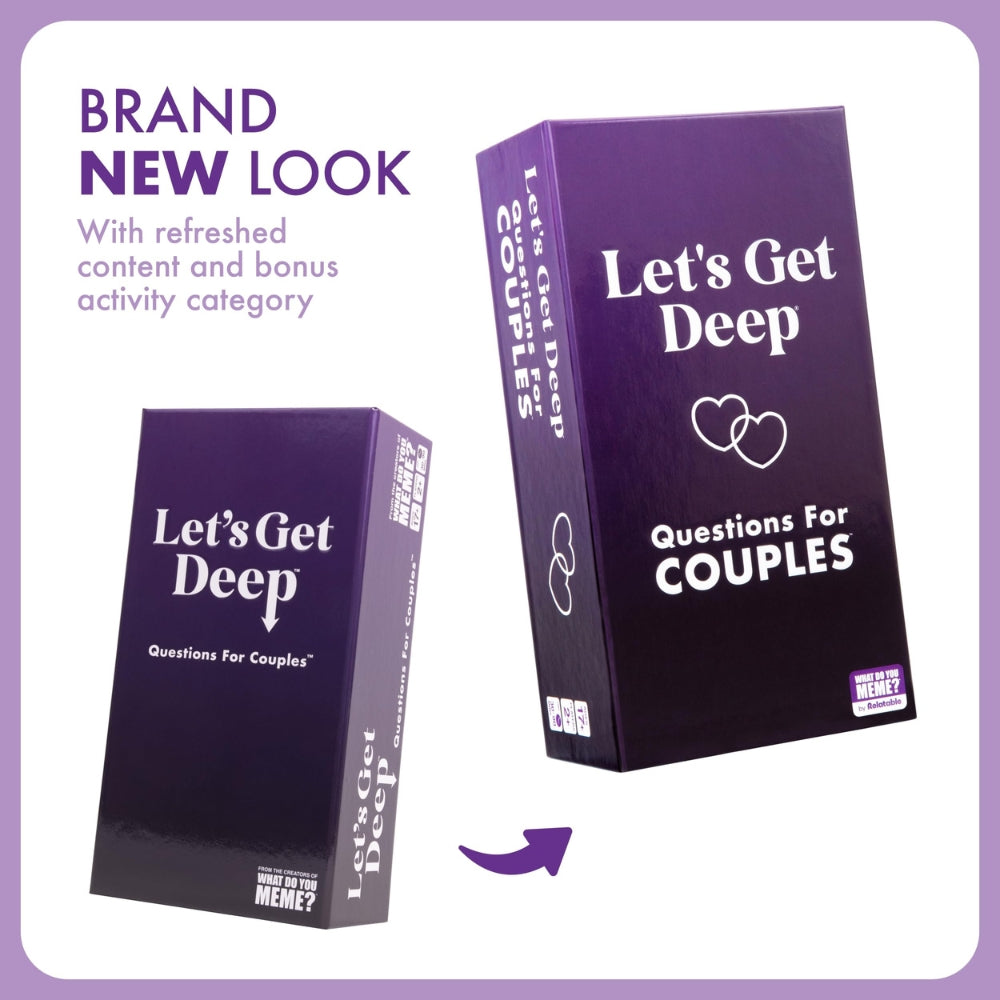 Let's Get Deep - Couples Card Game for Meaningful Conversations