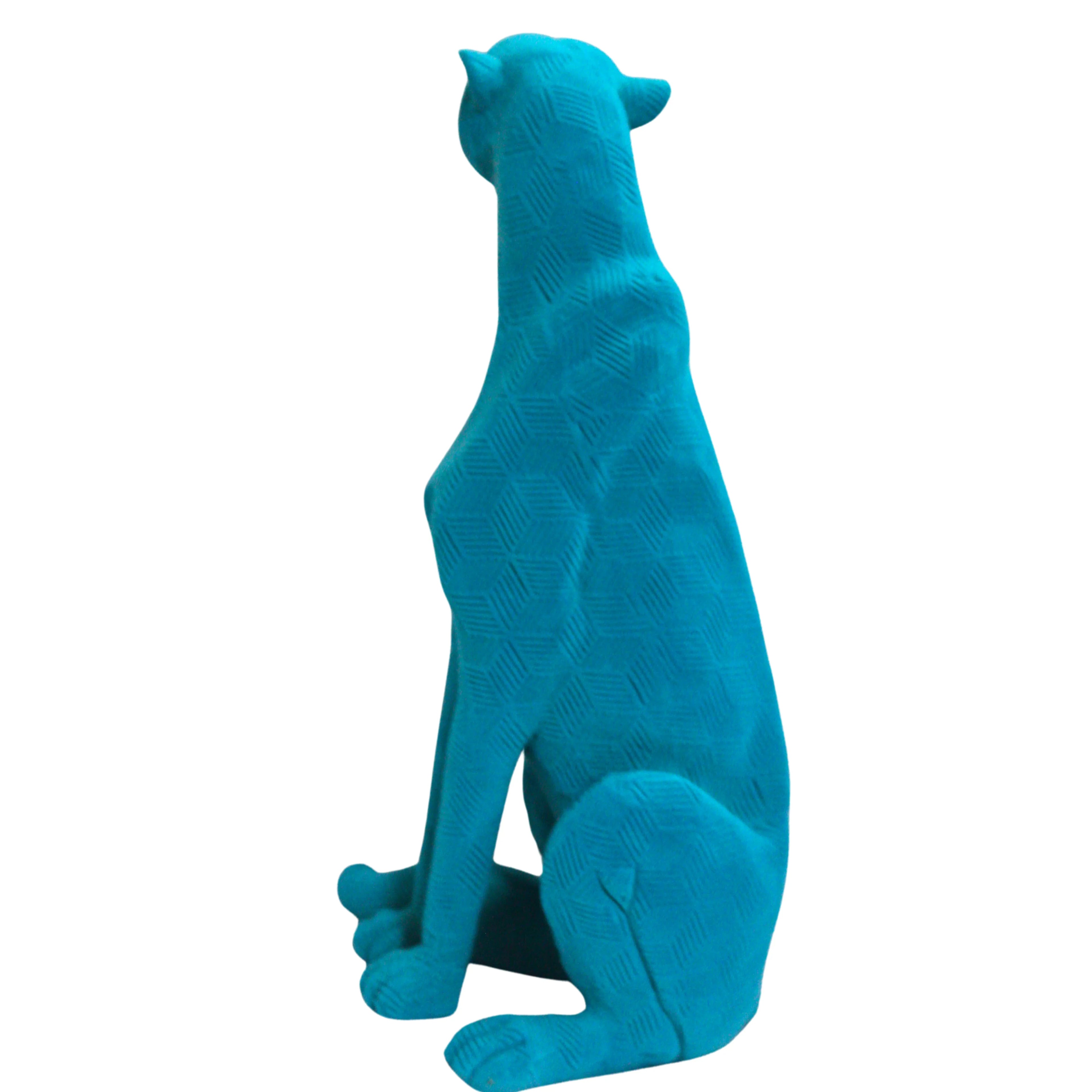 Luxe Velvet Panthera Statue: Stealth Edition