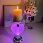 Limited Edition Luxury Heart Glow Lamp – A Mesmerizing Flowing Glow with Candle Holder