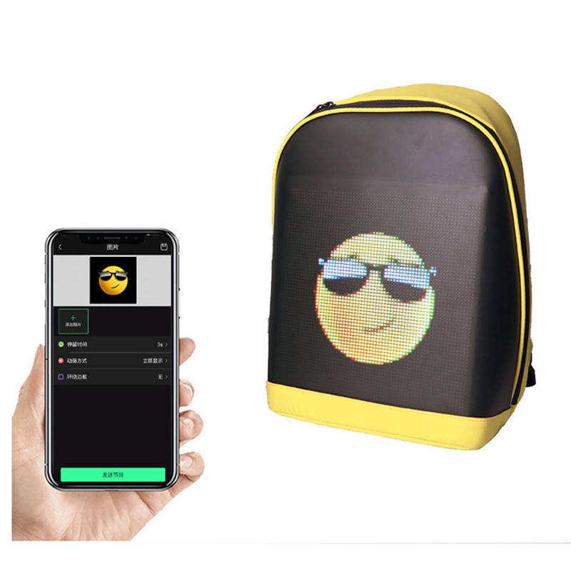 "The Lumina" LED Smart Backpack (Neon Yellow)