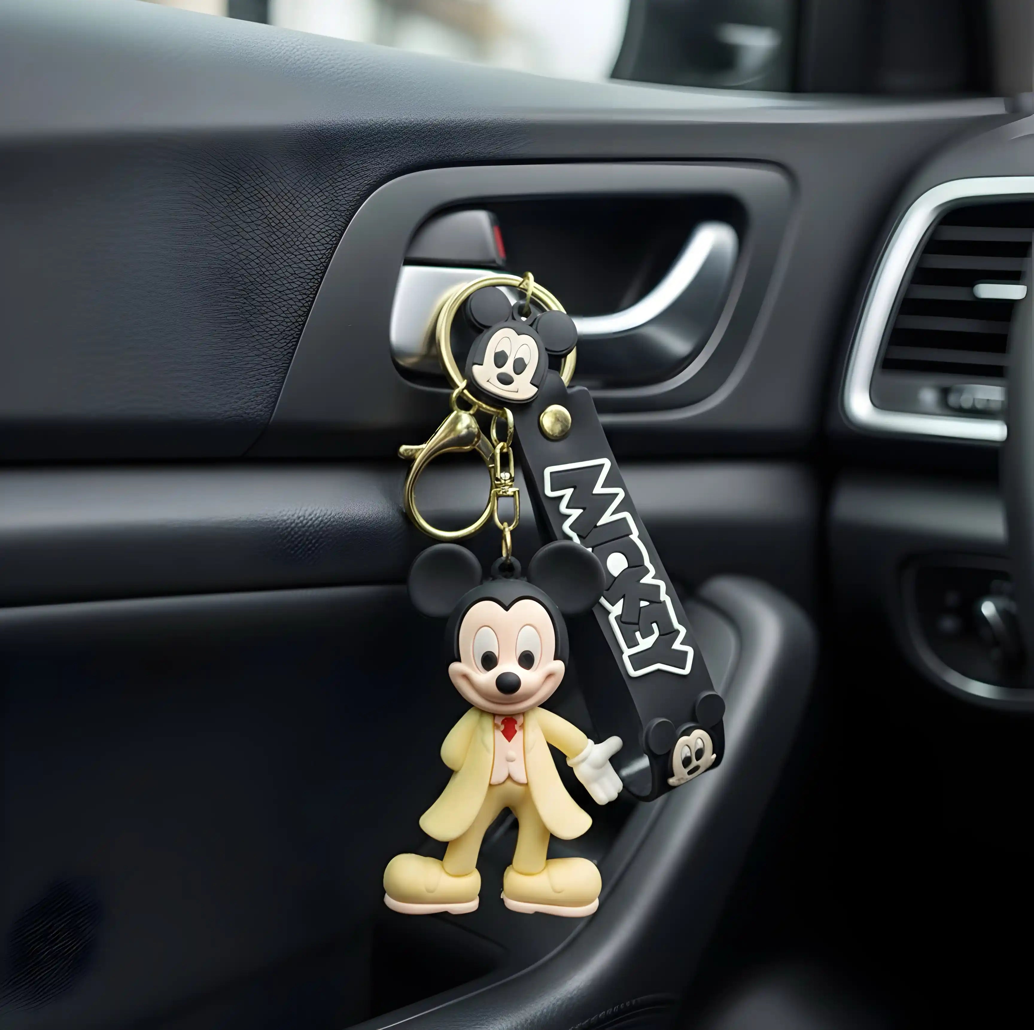 "The Heritage" Mickey: Classic Silicone Keychain