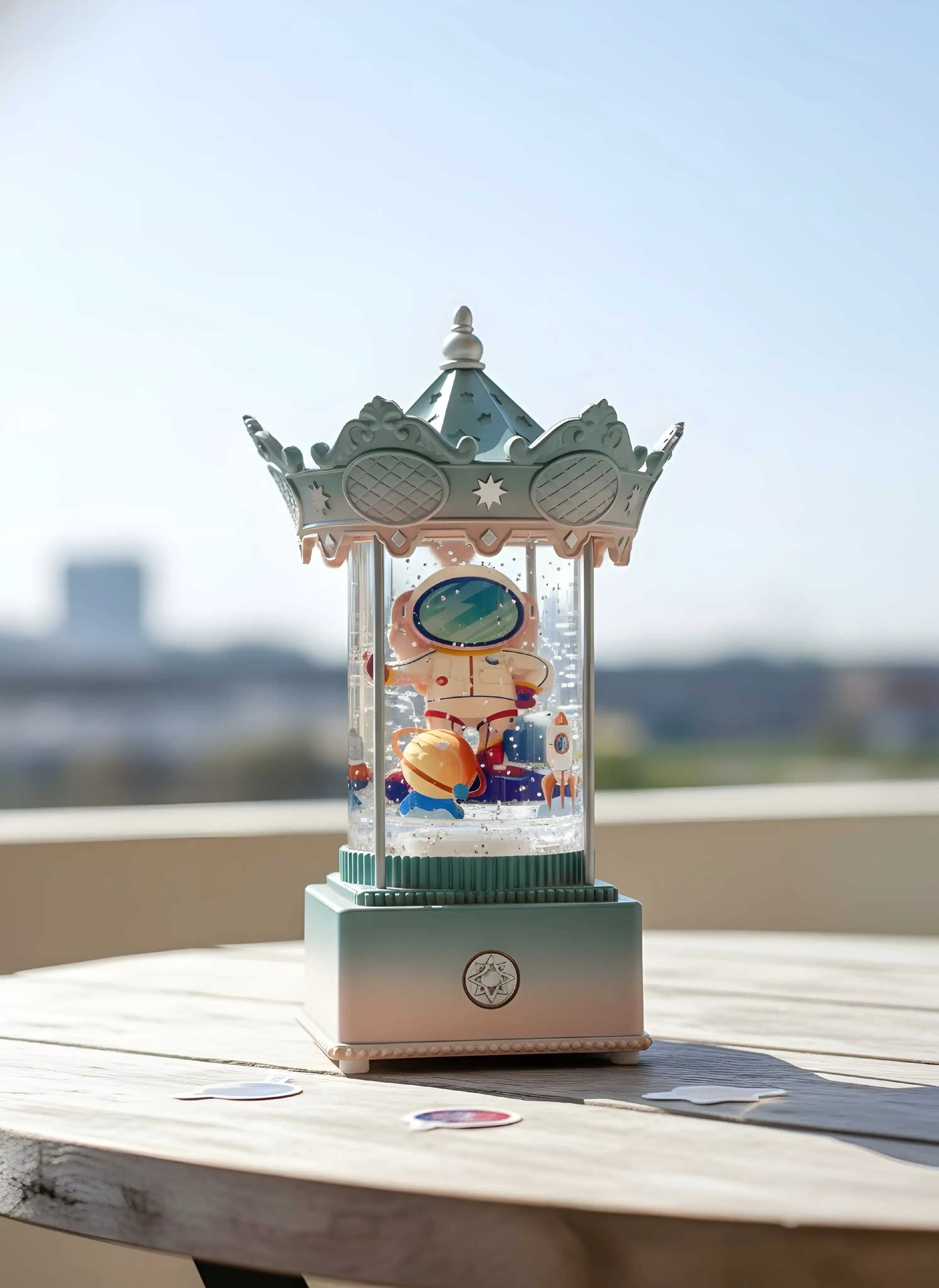 Rotating Starry Voyager Globe (Musical)