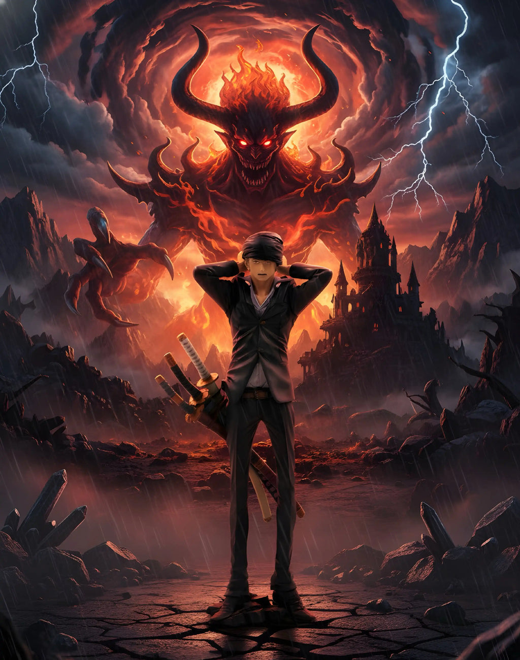 One Piece: Zoro - Black Suit (27cm)