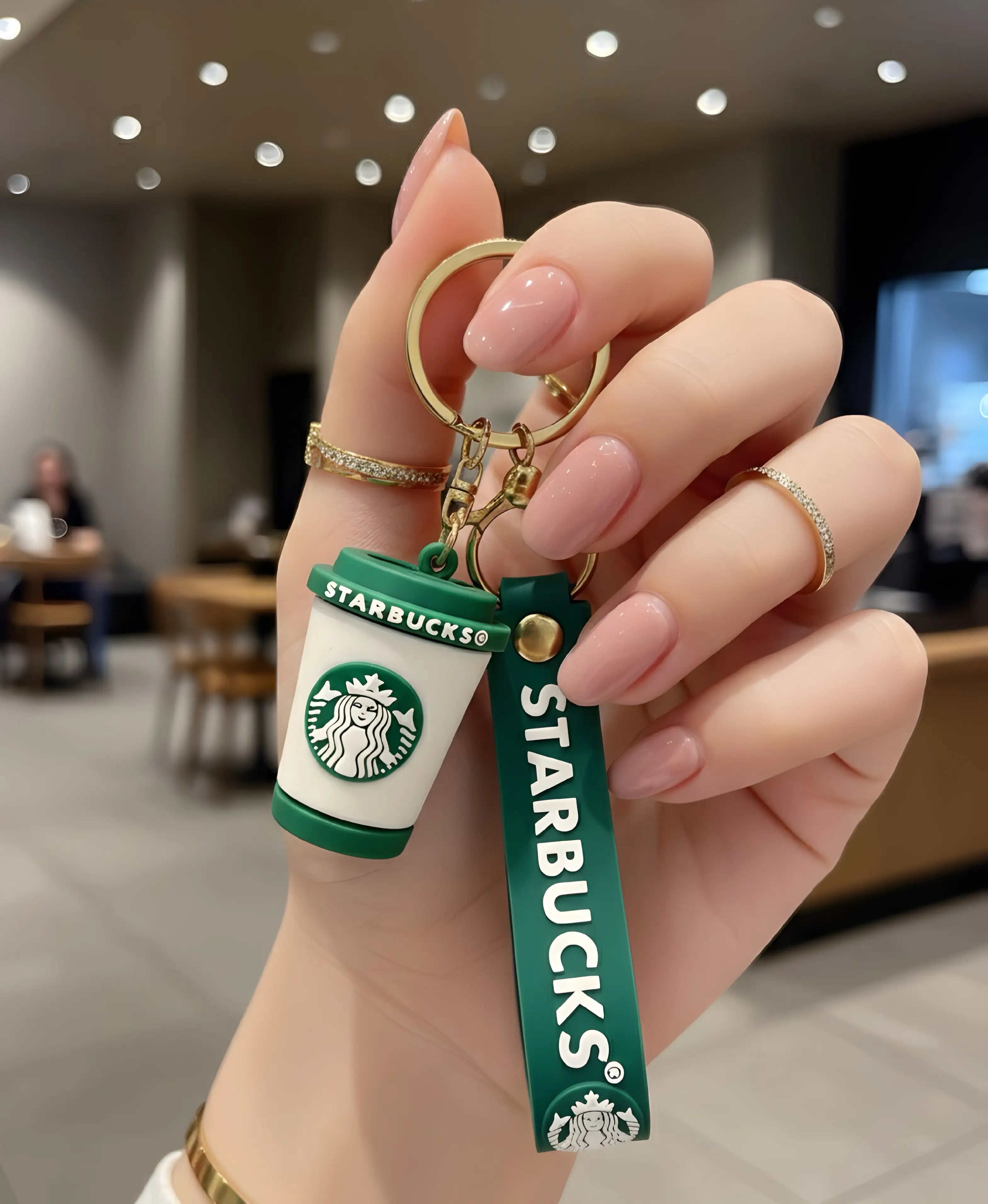 Starbucks Coffee Cup Silicone Keychain