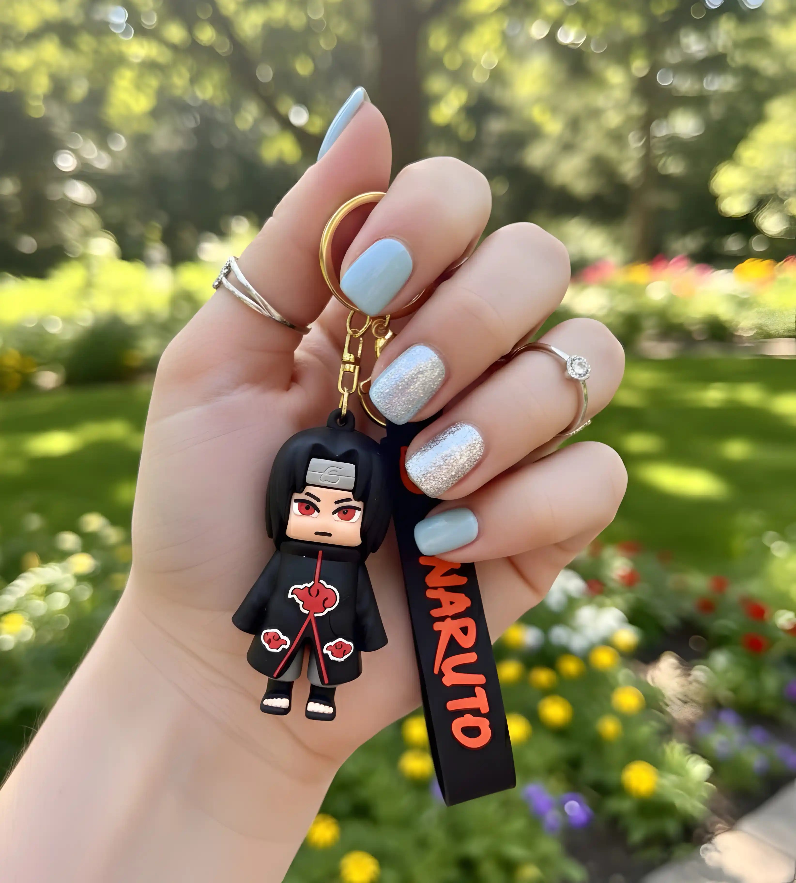 Itachi Uchiha Akatsuki Chibi Silicone Keyring