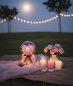 "The Aura" LED Eternal Bear (Blush Pink)