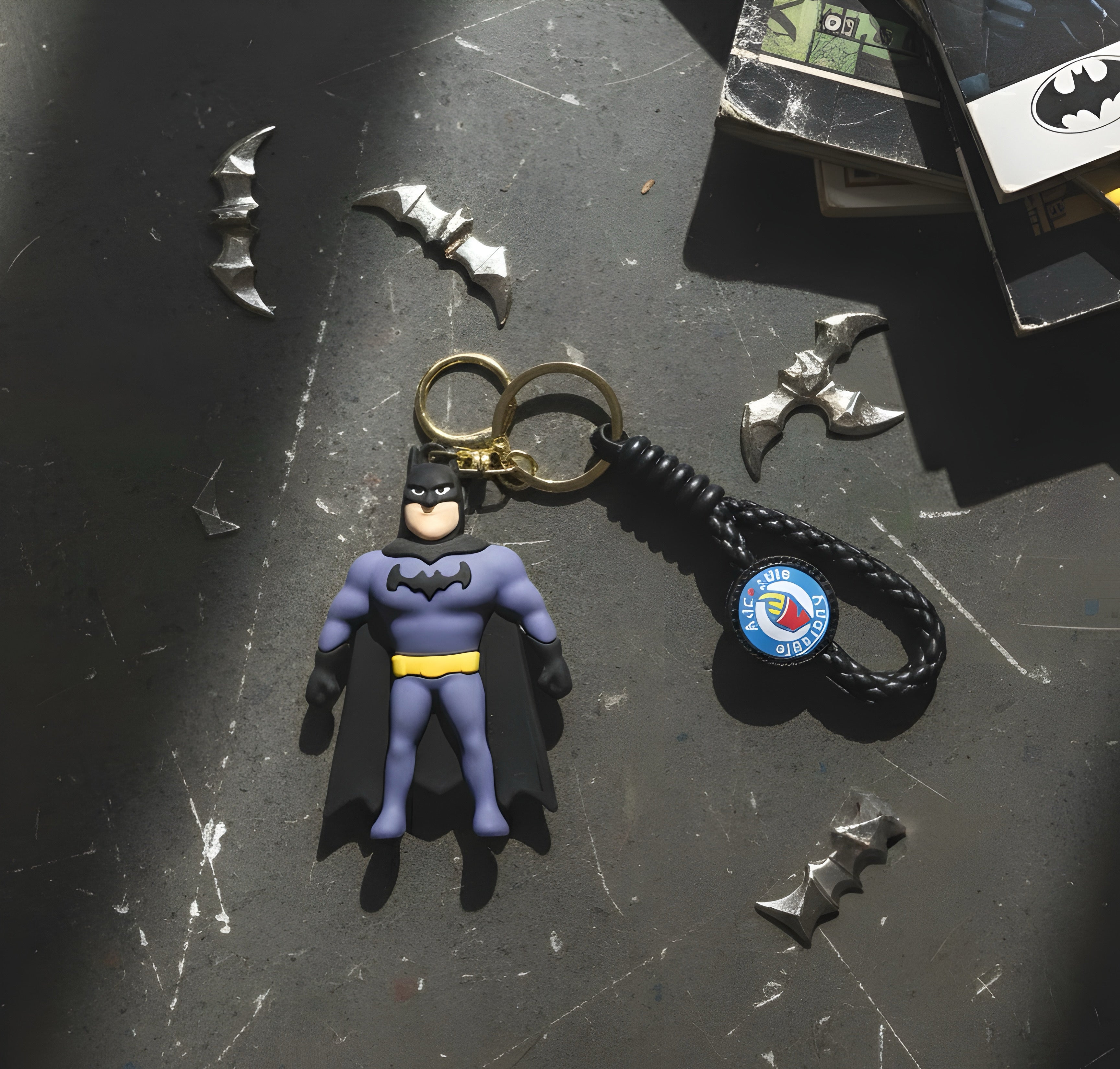 Classic Batman Chibi DC Comics Silicone Keyring