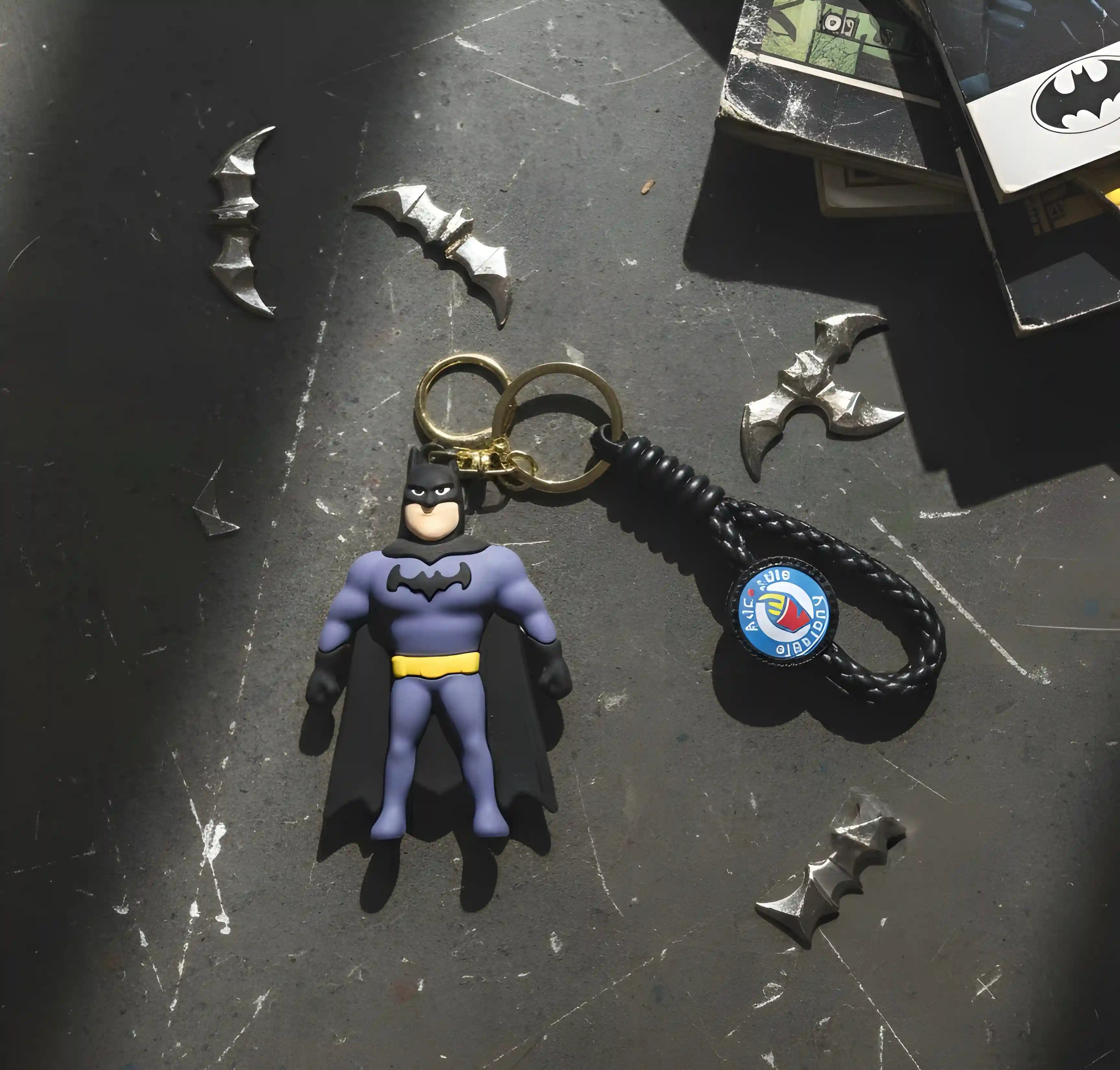 Classic Batman Chibi DC Comics Silicone Keyring