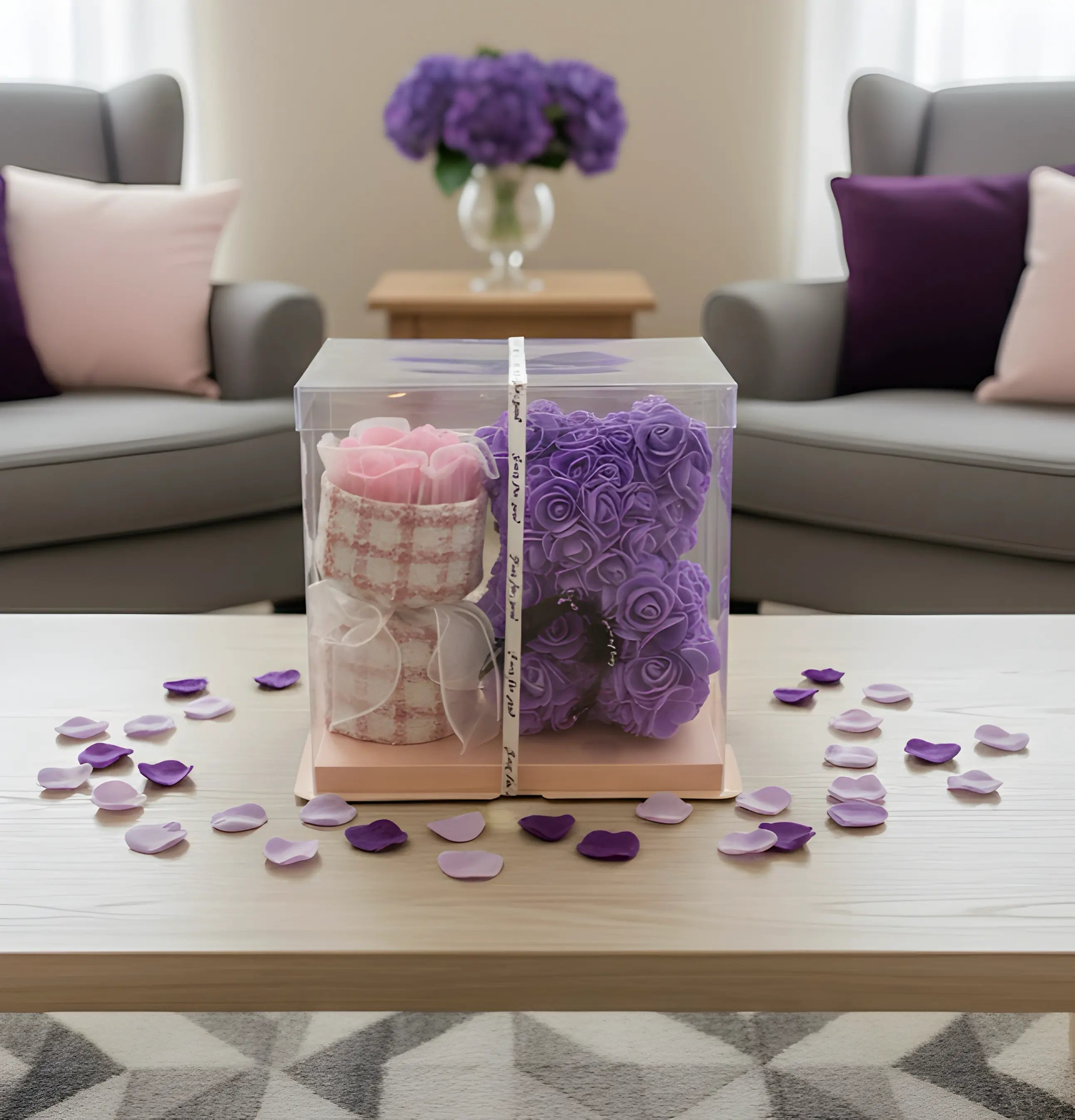 Violet Eternal Rose Hamper: Signature Edition