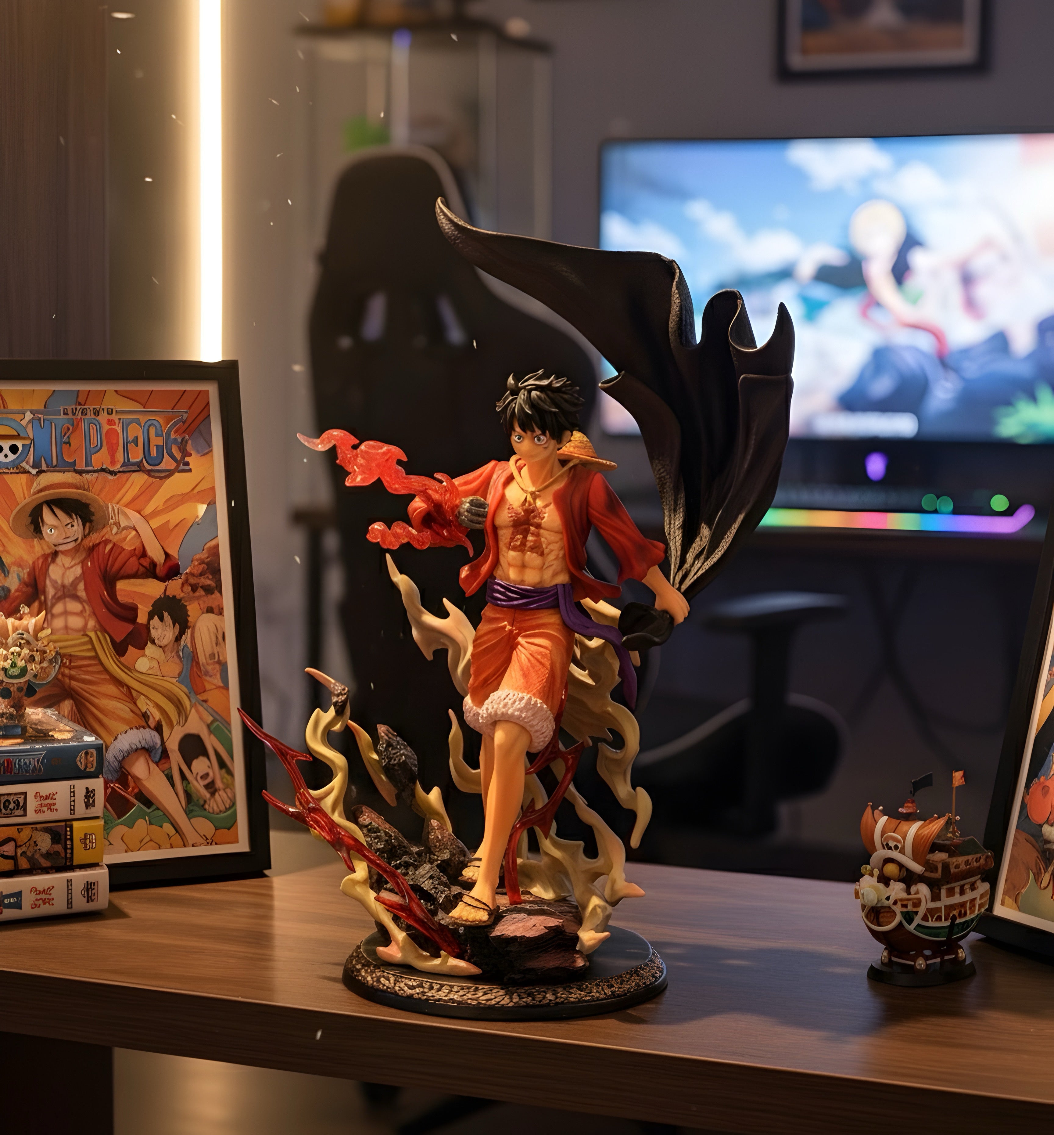 One Piece Monkey D. Luffy: Captain of the Straw Hats 12-Inch Figure