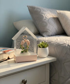 "Flamingo Love" Musical Decor Globe