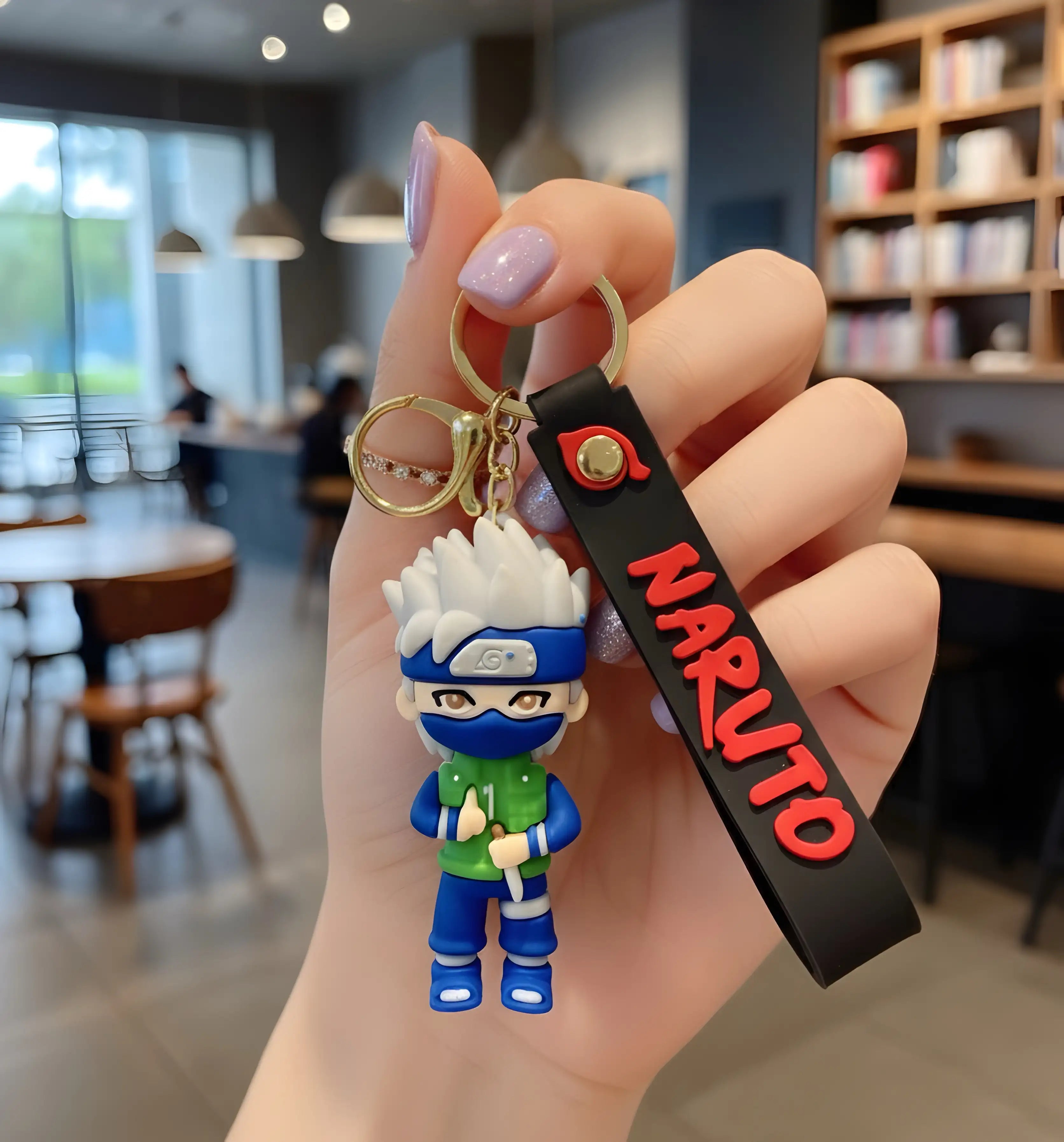 Kakashi Hatake Hidden Leaf Chibi Silicone Keyring