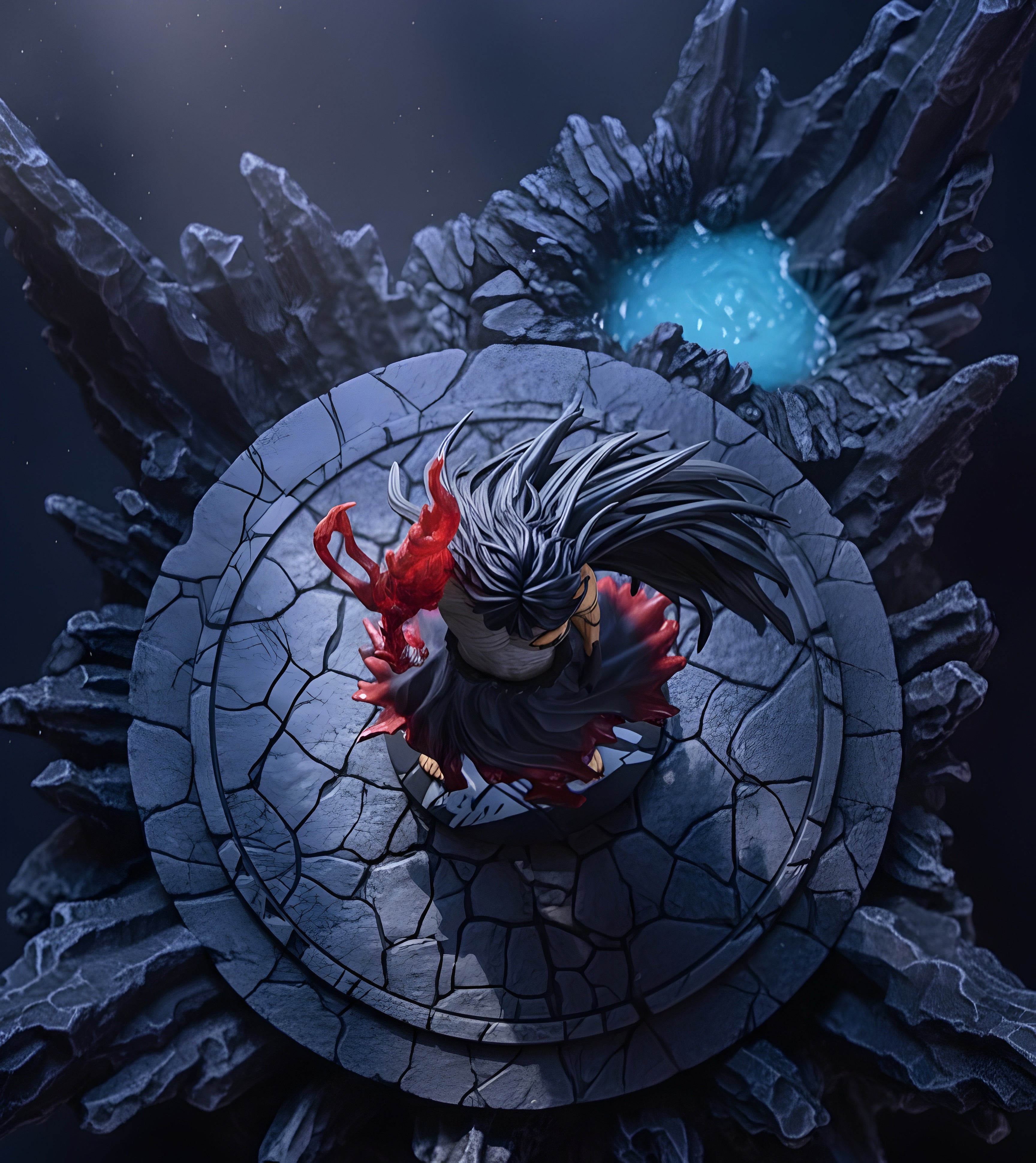 Bleach Final Getsuga Tenshou Ichigo Transformation Figure - 13 Inch Statue