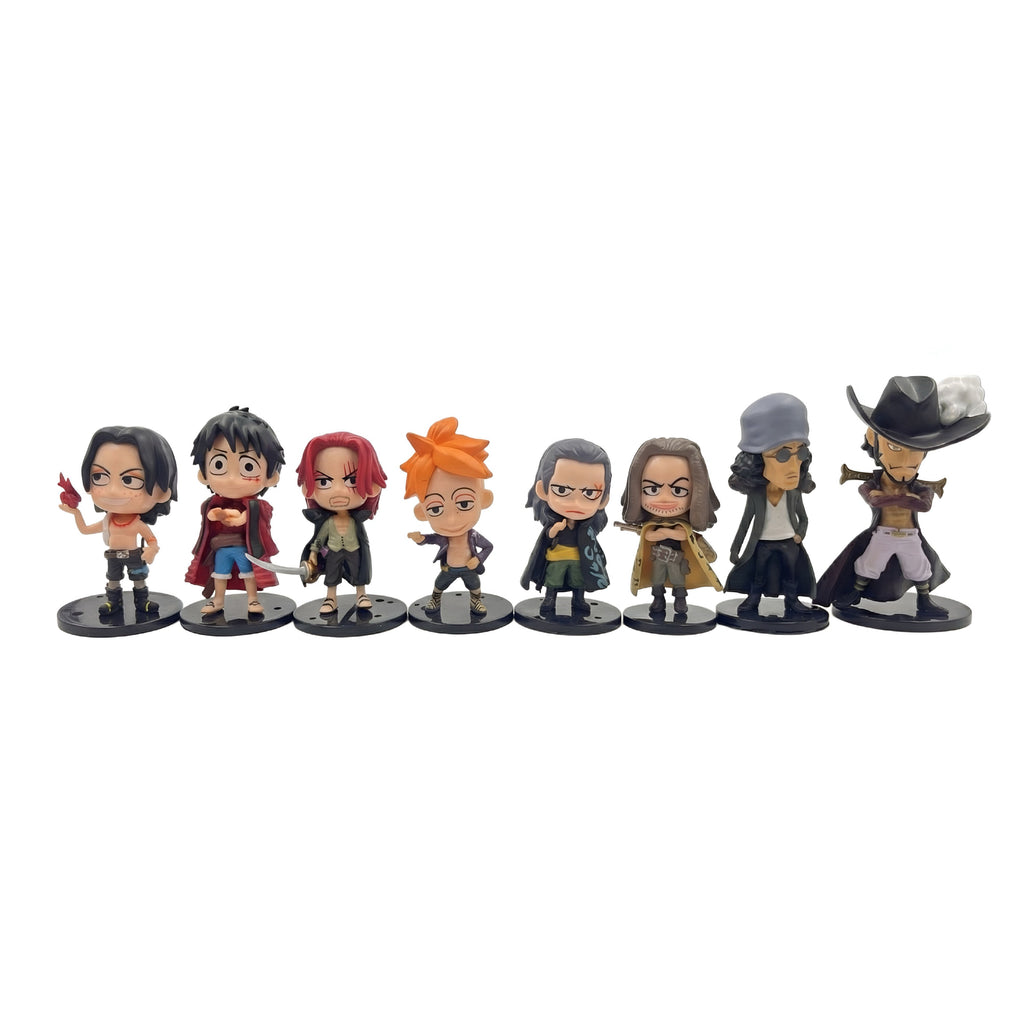 One Piece: Chibi Figure Set (8 Pcs)