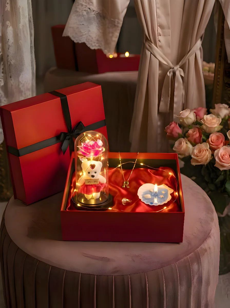 Build-Your-Own Gift Box: 3 Customizable Items – Premium Teddy Combo