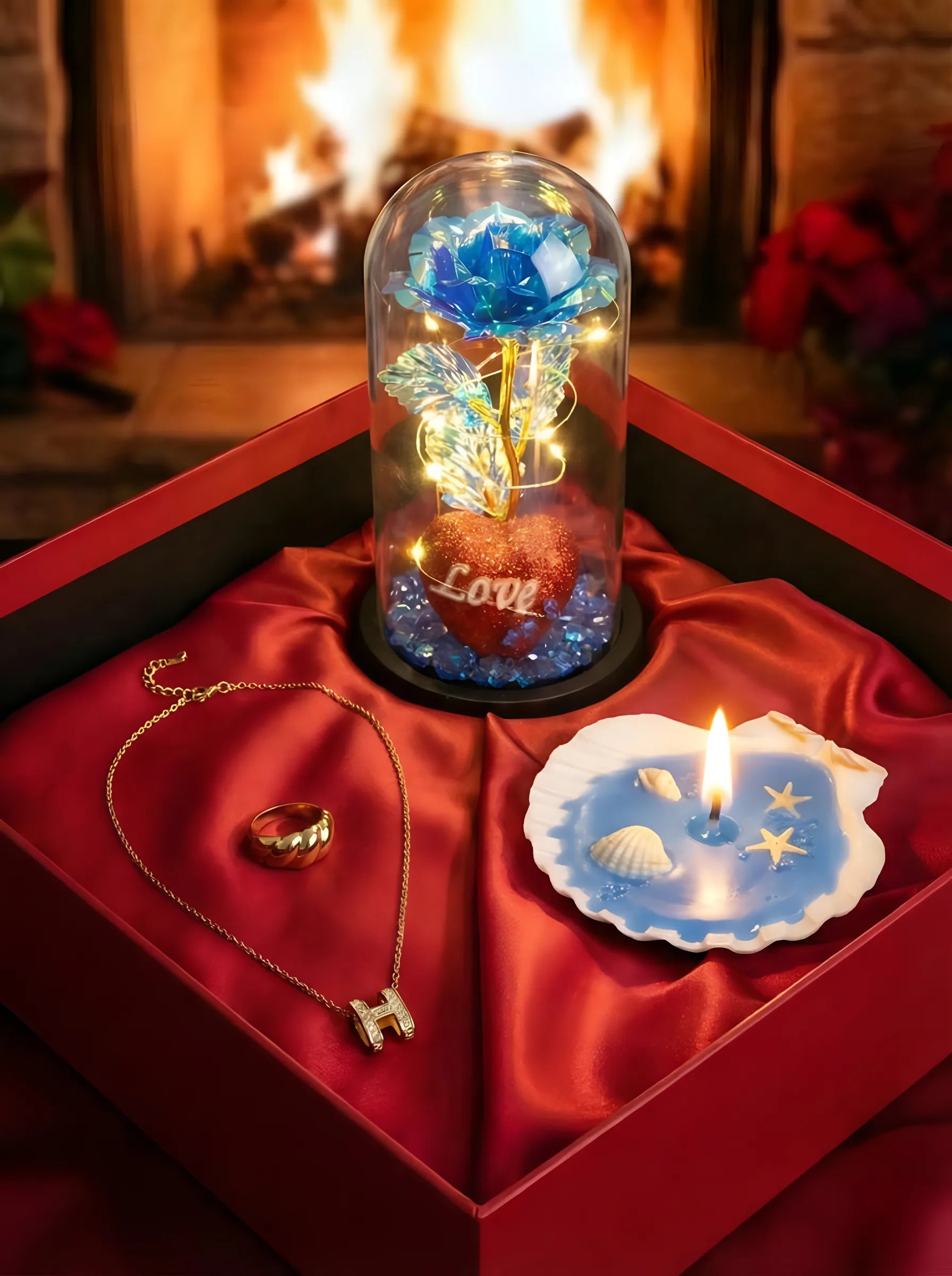 Build-Your-Own Gift Box: 3 Customizable Items – Galaxy Rose Edition Combo