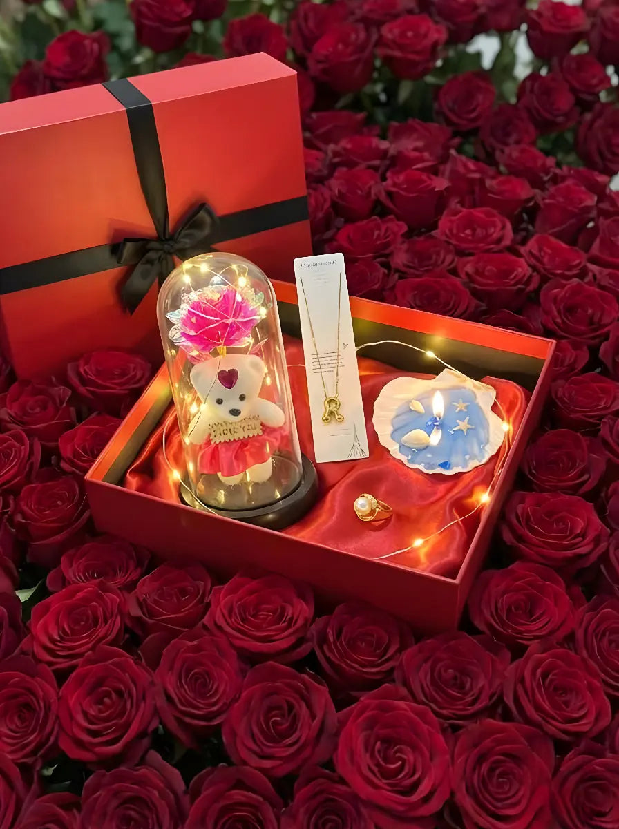 Build-Your-Own Gift Box: 3 Customizable Items – Premium Teddy Combo