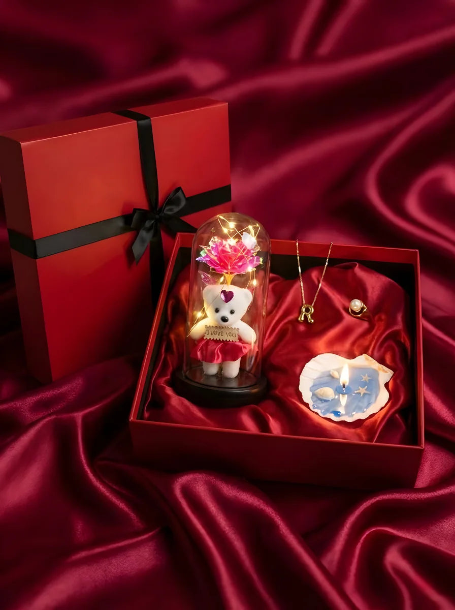 Build-Your-Own Gift Box: 3 Customizable Items – Premium Teddy Combo